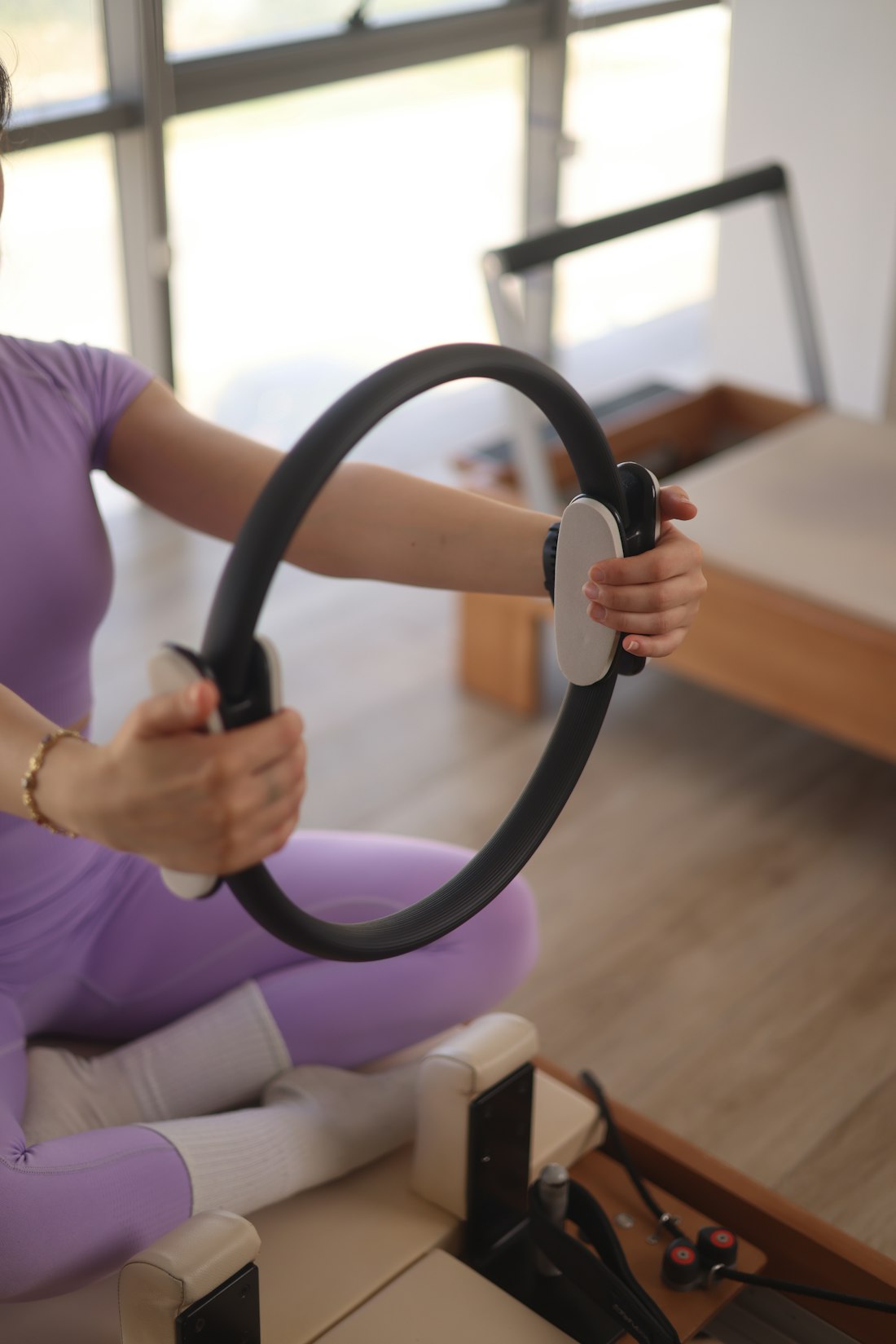 Cercle de Pilates, travail du tonus